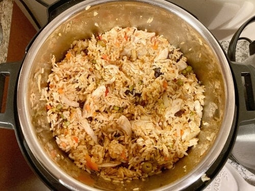 arroz con pollo in instant pot